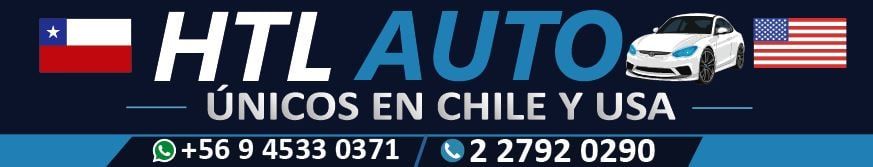 Letrero HTL Auto — Únicos en Chile y USA · WhatsApp +56 9 4533 0371 · Teléfono 2 2792 0290